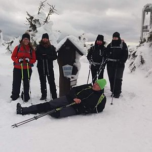 Pája na vrcholu Smrk (9.2.2019 13:00)