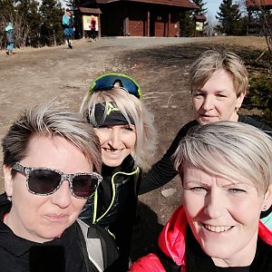 Renča na vrcholu Malý Javorník (17.3.2019 11:30)