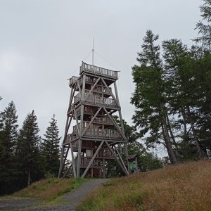 Eliška na vrcholu Czerniawska Kopa (23.7.2022 14:00)