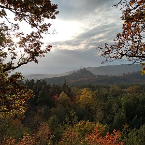 Norbert Mogyorósi on the summit of Malý vrch (20.10.2019 16:30)
