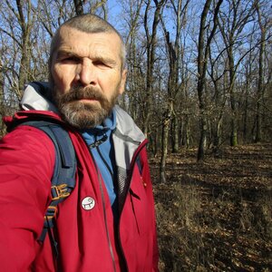 Jaroslav Flidr on the summit of Dolná hora (29.1.2024)