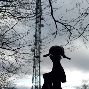 Jiřina na vrcholu Ochmelov - J vrchol III (10.2.2024 10:32)