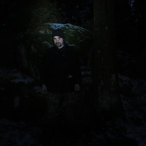 Daniel Ledl na vrcholu Světlá hora (14.1.2023 17:05)