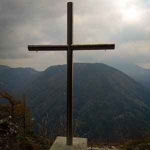 Jiří Králík on the summit of Spielmäuer (20.10.2018 16:14)