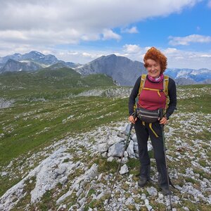 Horalka Anička on the summit of Severinkogel (6.7.2024 13:09)