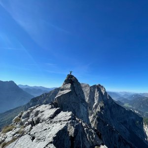 Martin Malý on the summit of Kleiner Buchstein (3.10.2026 11:20)