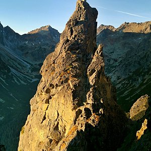 Ondra Horáček on the summit of Ihla v Ostrve (12.11.2022 15:19)