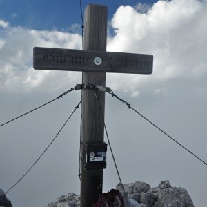 ThrasherVojti on the summit of Hochkalter (19.8.2020 16:20)