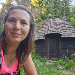 Marcela Kubíčková on the summit of Tupý vrch (29.5.2026 19:35)