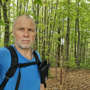 Rastislav Biarinec on the summit of Vápenica (10.5.2024 11:17)