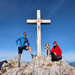 Jiří Králík on the summit of Lugauer (16.11.2025 12:42)