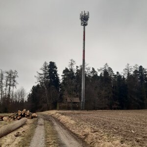 ZdenkaV on the summit of Fléčka (15.2.2024)