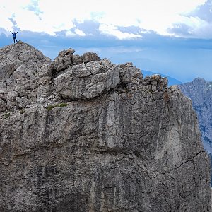 Jiří Králík on the summit of Trogkofelspitze (29.8.2021 14:31)