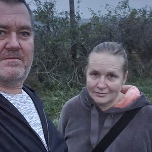Cesty Haničky a Milana na vrcholu Dunajovický kopec (29.10.2022 18:04)
