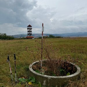 Radka D on the summit of Zdenička (9.9.2024 10:37)