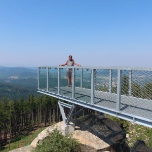 Jarda Vála on the summit of Trojak (29.6.2026)