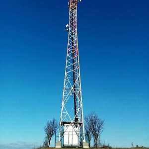 Jiřina on the summit of Strážky (13.12.2022)