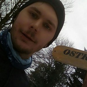 Laina666 na vrcholu Ostrý (2.2.2020 15:25)