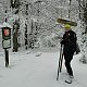 Zdeňka Máchová na vrcholu Ostrý (28.1.2021 13:04)