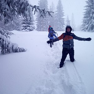 Michal Krčmář na vrcholu Ostrý (16.1.2021 11:34)
