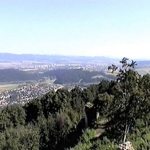 Rastislav Biarinec on the summit of Šarišský hradný vrch (13.8.2001 12:05)