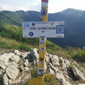 kaltz na vrcholu Steny, severný vrchol (21.7.2021 16:40)