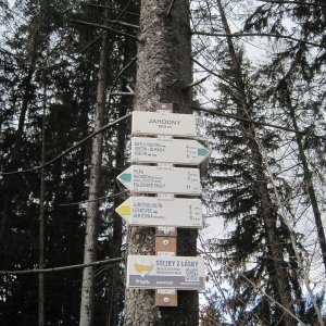 ZdenkaV on the summit of Jahodný (26.1.2026 14:17)