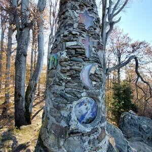 Mykas on the summit of Tannenriegel (27.4.2024 8:55)