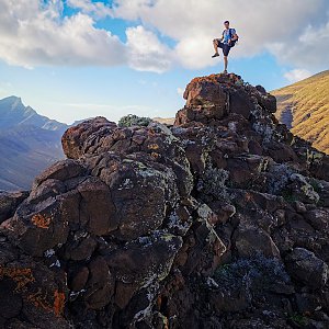 Jiří Králík on the summit of Piedras de Tehera (7.1.2023 16:42)