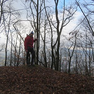 Jaroslav Flidr on the summit of Urpín (14.1.2023)