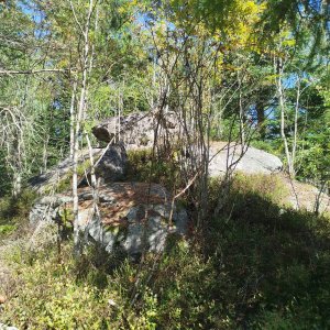 Jan Blažej on the summit of Na skalce J (21.9.2025 12:02)