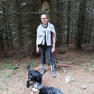 Blanka Holleschová na vrcholu Zmrzlý vrch (10.8.2019 11:39)