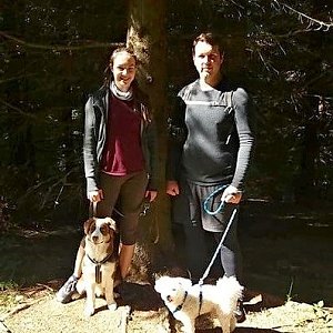Markéta Čeníková na vrcholu Zmrzlý vrch (15.9.2019 11:45)