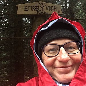 Kamila  Petrová na vrcholu Zmrzlý vrch (9.11.2019 14:14)