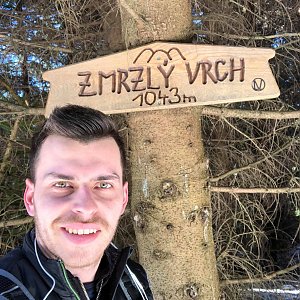 Pospa na vrcholu Zmrzlý vrch (17.2.2019 11:32)
