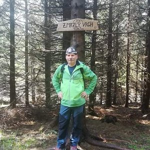 Lojza Žáček na vrcholu Zmrzlý vrch (31.5.2021 14:00)