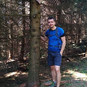 PeteBukař na vrcholu Zmrzlý vrch (25.5.2019 16:00)