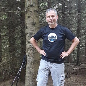 Laďa na vrcholu Zmrzlý vrch (19.7.2019 19:29)