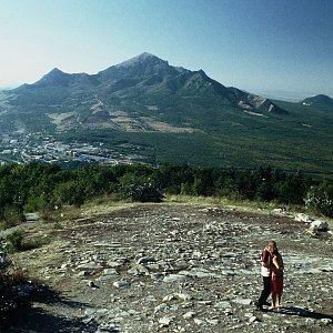 Jan Matiášek on the summit of Mašuk (9.9.2006 16:21)