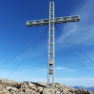 Martin Mares on the summit of Grosser Pyhrgas (28.10.2022 14:26)