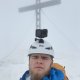 Jakub Fabry on peak Grosser Pyhrgas (14.4.2026)