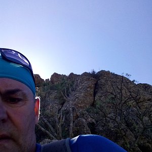 Li Be on the summit of Roque Imoque (26.1.2023 13:44)