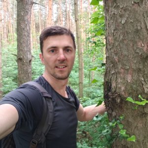 Jiří Králík on the summit of Vršek (4.6.2026 19:21)