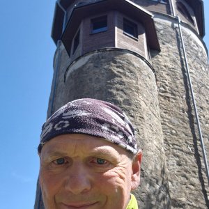 Jirka Valda on the summit of Hostýn (30.4.2026 12:17)