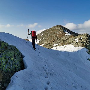 Martin Horáček on the summit of Vyšná Magura (27.5.2023 18:27)