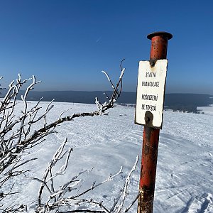 Martin Matějka na vrcholu Hořenská (15.2.2023 14:33)
