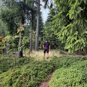 Petr Karmazín na vrcholu Šibeniční vrch (1.1.2026 23:59)
