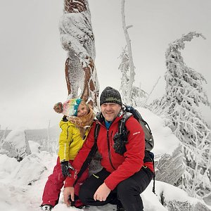 Edy na vrcholu Meluzína (8.1.2022 15:00)