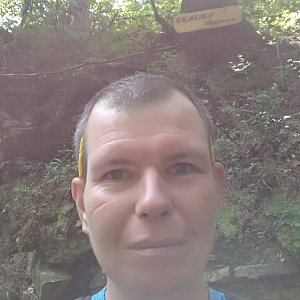 Michal Krčmář na vrcholu Skalka (na Pustevnách) (28.7.2019 11:03)