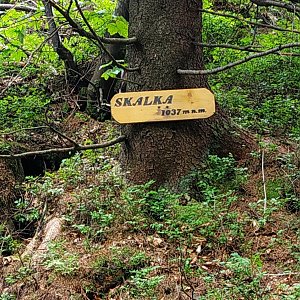 Pažitka team na vrcholu Skalka (na Pustevnách) (20.7.2019 10:55)